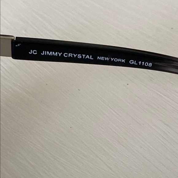 JIMMY CHOO Swarovski Crystal New York Oversized Polarized Sunglasses New in Box - Picture 14 of 17